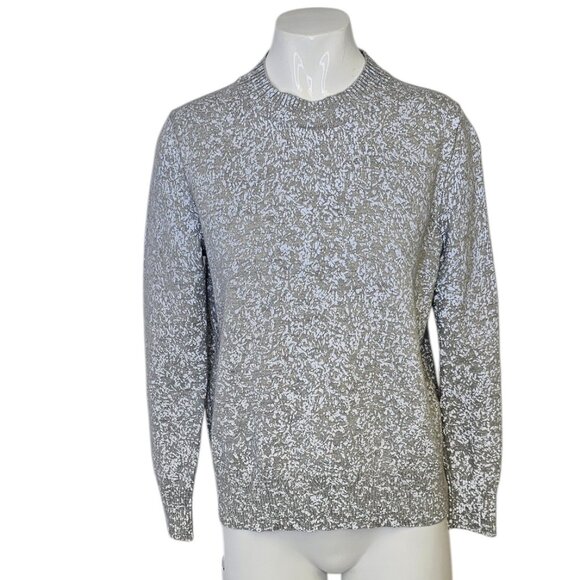 COS Womens 100% Wool Fully Reflective Sweater, Grey, Long Sleeve, Size Small - Picture 1 of 10